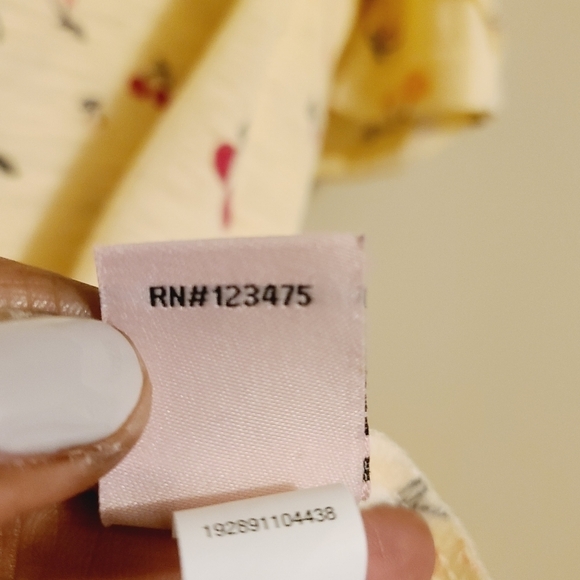 Juicy Couture | Cherry Printed Cold Shoulder Shirt (Size Medium) - Picture 9 of 13